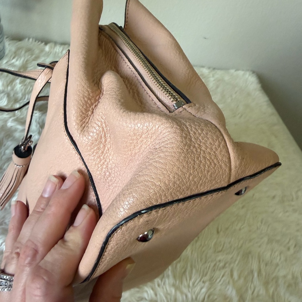 Karl Lagerfeld Blush Pink Shoulder Bag - Picture 4 of 15